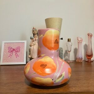 Anthropologie Sunday Painter Bernice Kelly Floral Vase